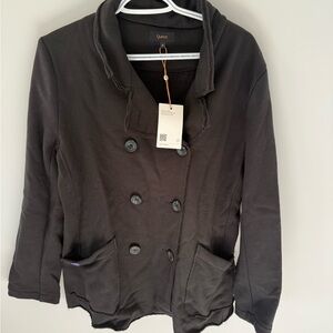 Quince Charcoal Pea Coat for Women